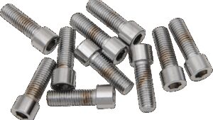 DRAG SPECIALTIES Bolts - Socket-Head/Replacement - Smooth/Fine Thread - 1/4"-28 x 3/4" - 10 Pack