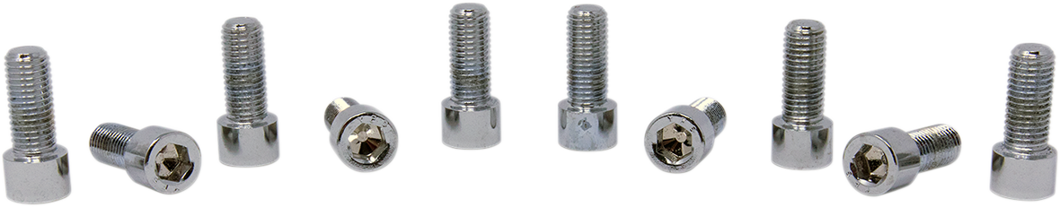 DRAG SPECIALTIES Bolts - Socket-Head/Replacement - Smooth/Fine Thread - 5/16"-24 x 3/4" - 10 Pack