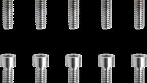 DRAG SPECIALTIES Bolts - Socket-Head - Replacement - Smooth/Coarse Thread - #8-32 x 7/8" - 10 Pack