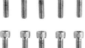 DRAG SPECIALTIES Bolts - Socket-Head - Replacement - Knurled/Coarse Thread - #10-24 x 3/4" - 10 Pack