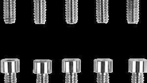 DRAG SPECIALTIES Bolts - Socket-Head - Replacement - Smooth/Coarse Thread - #10-24 x 3/4" - 10 Pack