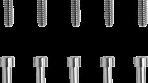 DRAG SPECIALTIES Bolts - Socket-Head - Replacement - Smooth/Coarse Thread - #10-24 x 2" - 10 Pack