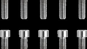 DRAG SPECIALTIES Bolts - Socket-Head - Replacement - Smooth/Fine Thread - #10-32 x 7/8" - 10 Pack