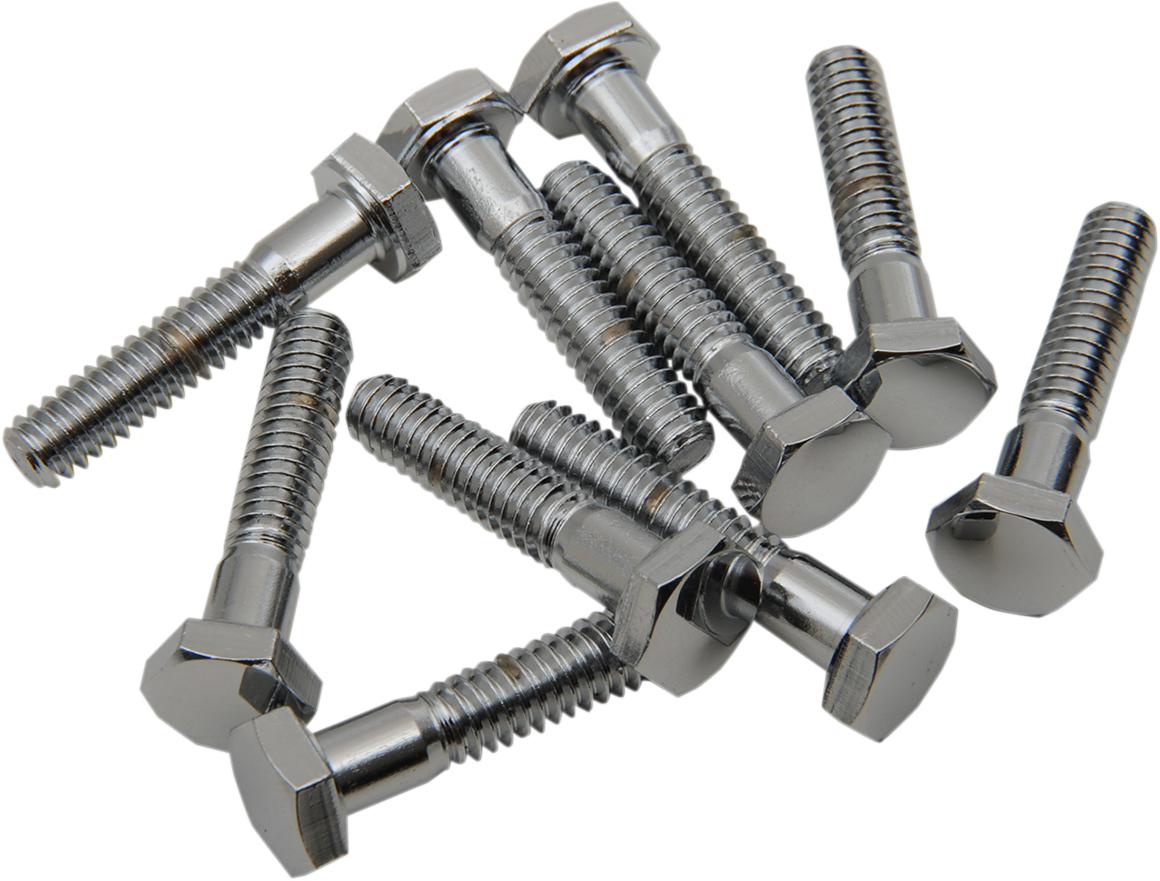 DRAG SPECIALTIES Bolts - Hex-Head - Chrome - 1/4"-20 x 1-1/2"