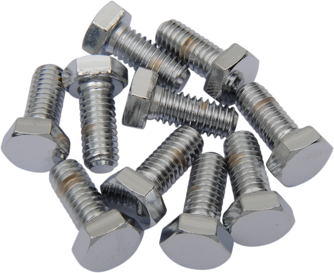 DRAG SPECIALTIES Bolts - Hex-Head - Chrome - 5/16"-18 x 3/4"