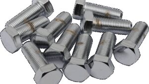 DRAG SPECIALTIES Bolts - Hex Head/Replacement - Fine Thread - 3/8"-24 x 3/4" - 10 Pack