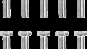 DRAG SPECIALTIES Bolts - Hex Head/Replacement - Fine Thread - 3/8"-24 x 1" - 10 Pack