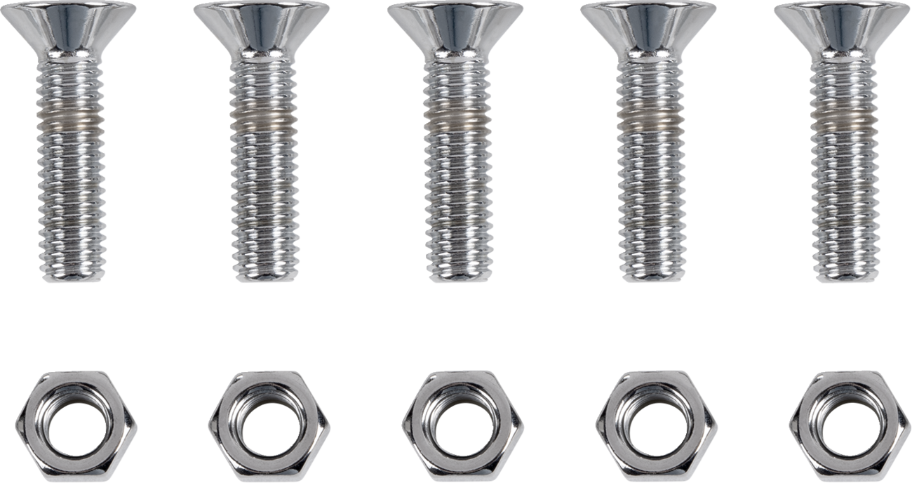 COLONY Mounting Hardware Kit with Nuts - Brake Rotor - Socket-Head/Countersunk - 1-1/2"