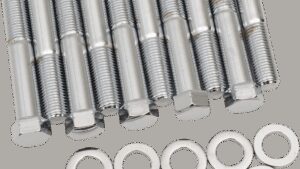 COLONY Head Bolt Kit - OEM Style/Hex - Chrome - '48-'77 Harley Davidson