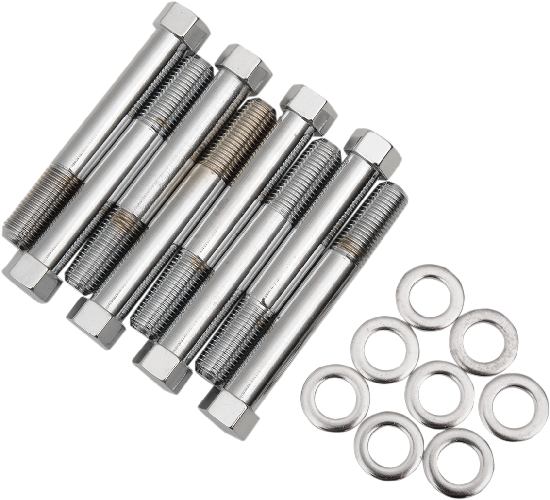 COLONY Head Bolt Kit - OEM Style/Hex - Chrome - '57-'72 Sportster