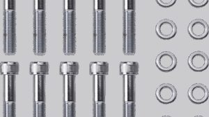 GARDNER-WESTCOTT Head Bolt Set - Knurled/Socket-Head