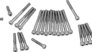 DRAG SPECIALTIES Bolt Set - Cam/Primary/Sprocket Cover - Socket-Head/Knurled - '77-'85 Sportster