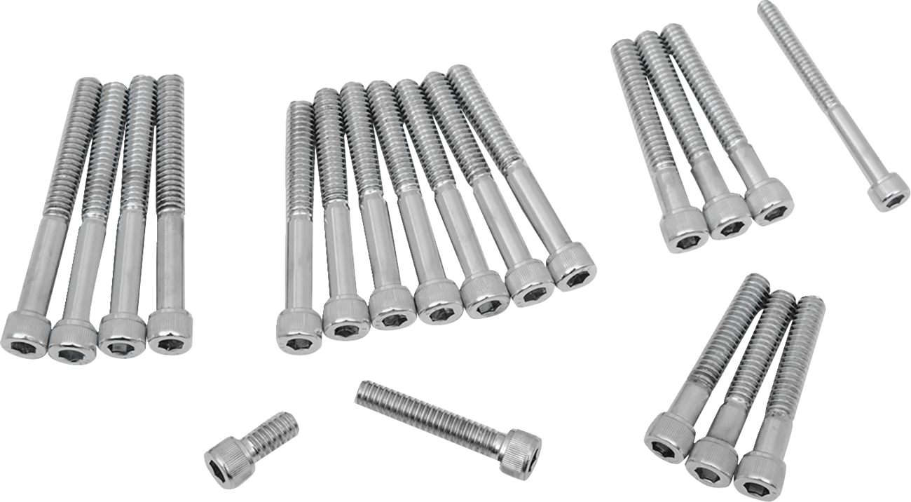 DRAG SPECIALTIES Bolt Set - Cam/Primary Cover - Socket-Head/Knurled - '71-'76 Sportster
