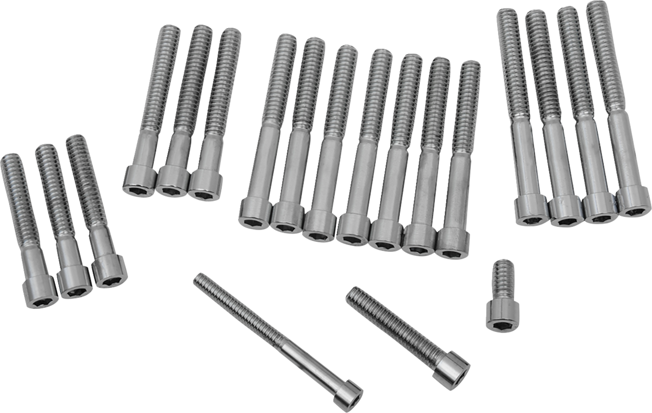 DRAG SPECIALTIES Bolt Set - Cam/Primary Cover - Socket-Head/Smooth - '71-'76 Sportster