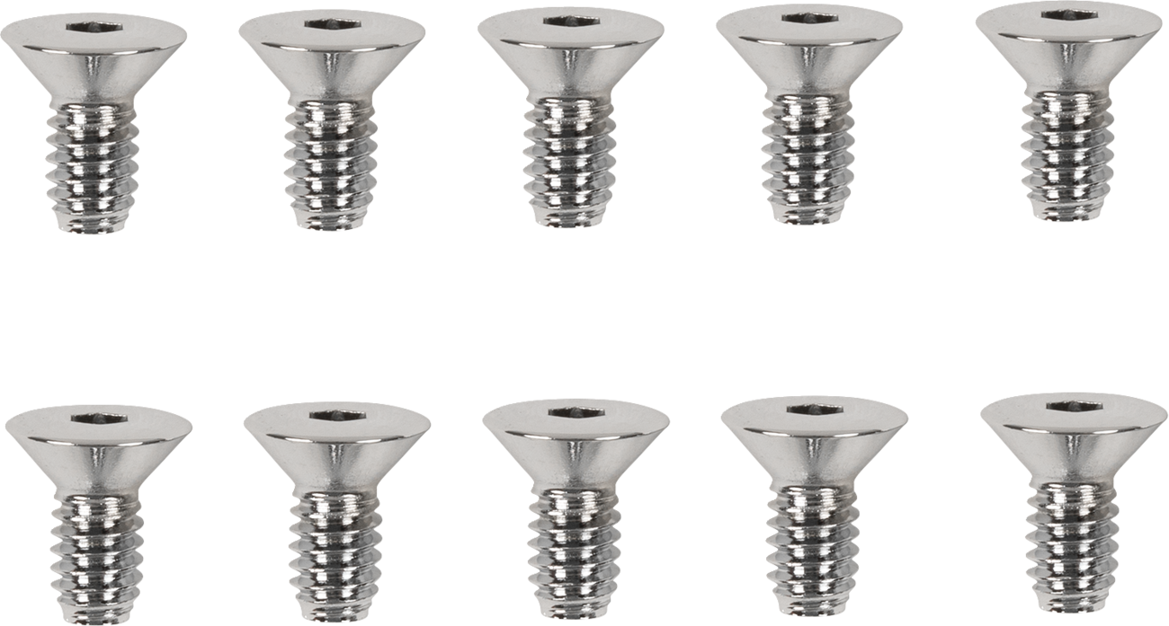 DRAG SPECIALTIES Screw Set - Derby/Inspection Cover Only - Socket-Head - '36-'64 Harley-Davidson