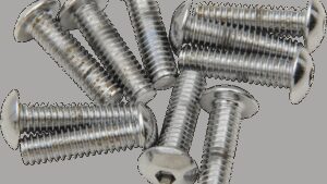 DRAG SPECIALTIES Bolts - Button Head/Replacement - #8-32 x 5/8" - 10 Pack