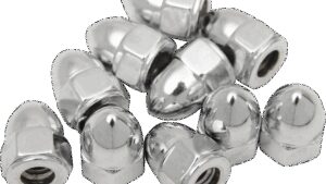 DRAG SPECIALTIES Nut - Acorn - Chrome - 10-24