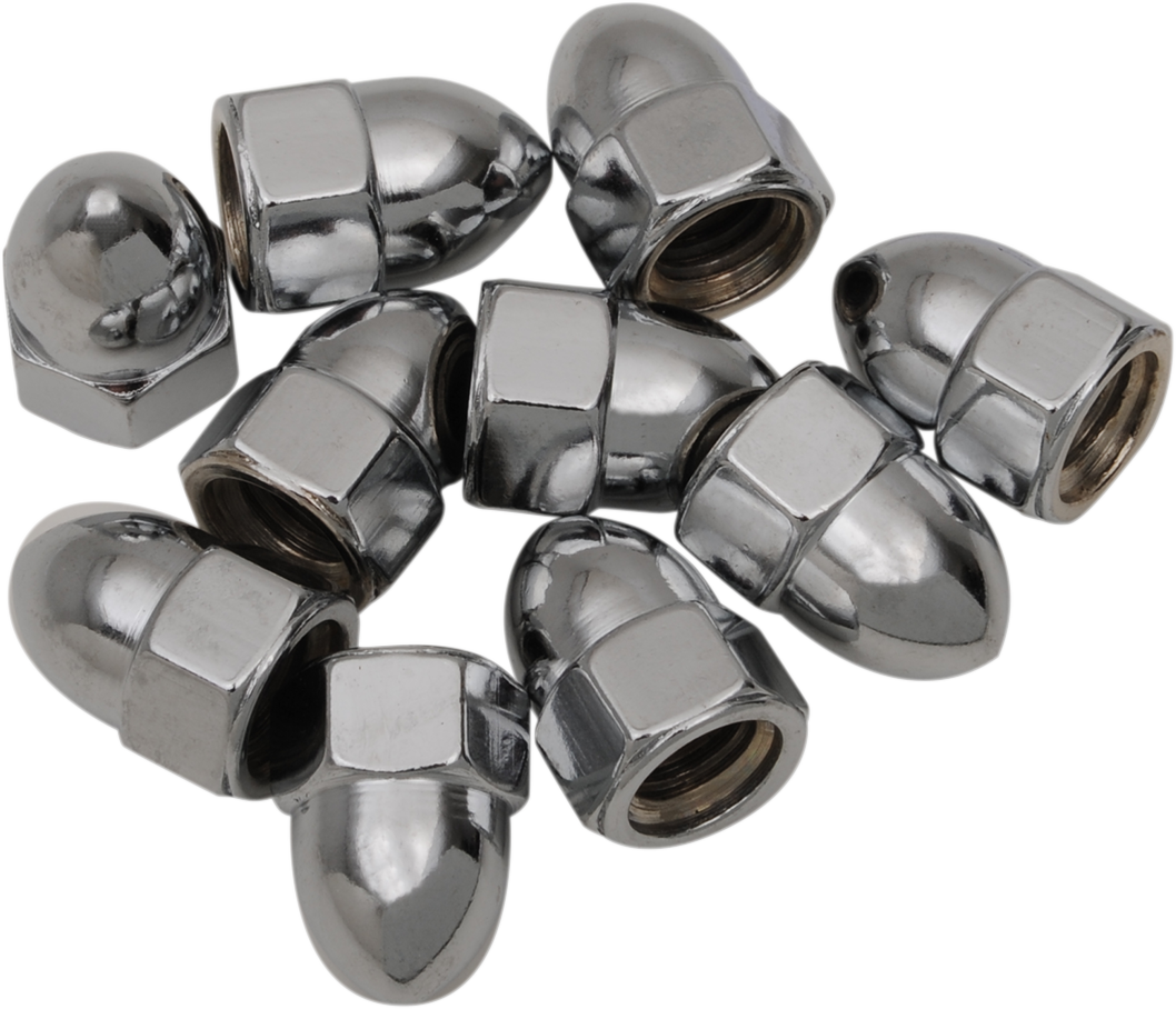 DRAG SPECIALTIES Nut - Acorn - Chrome - 7/16"-20
