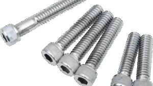 DRAG SPECIALTIES Bolt Kit - Cam Cover - Knurled - Chrome - '70-'84 Harley-Davidson