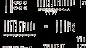 DRAG SPECIALTIES Bolt Kit - Complete Motor - Smooth/Socket-Head - '91-'03 Sportster