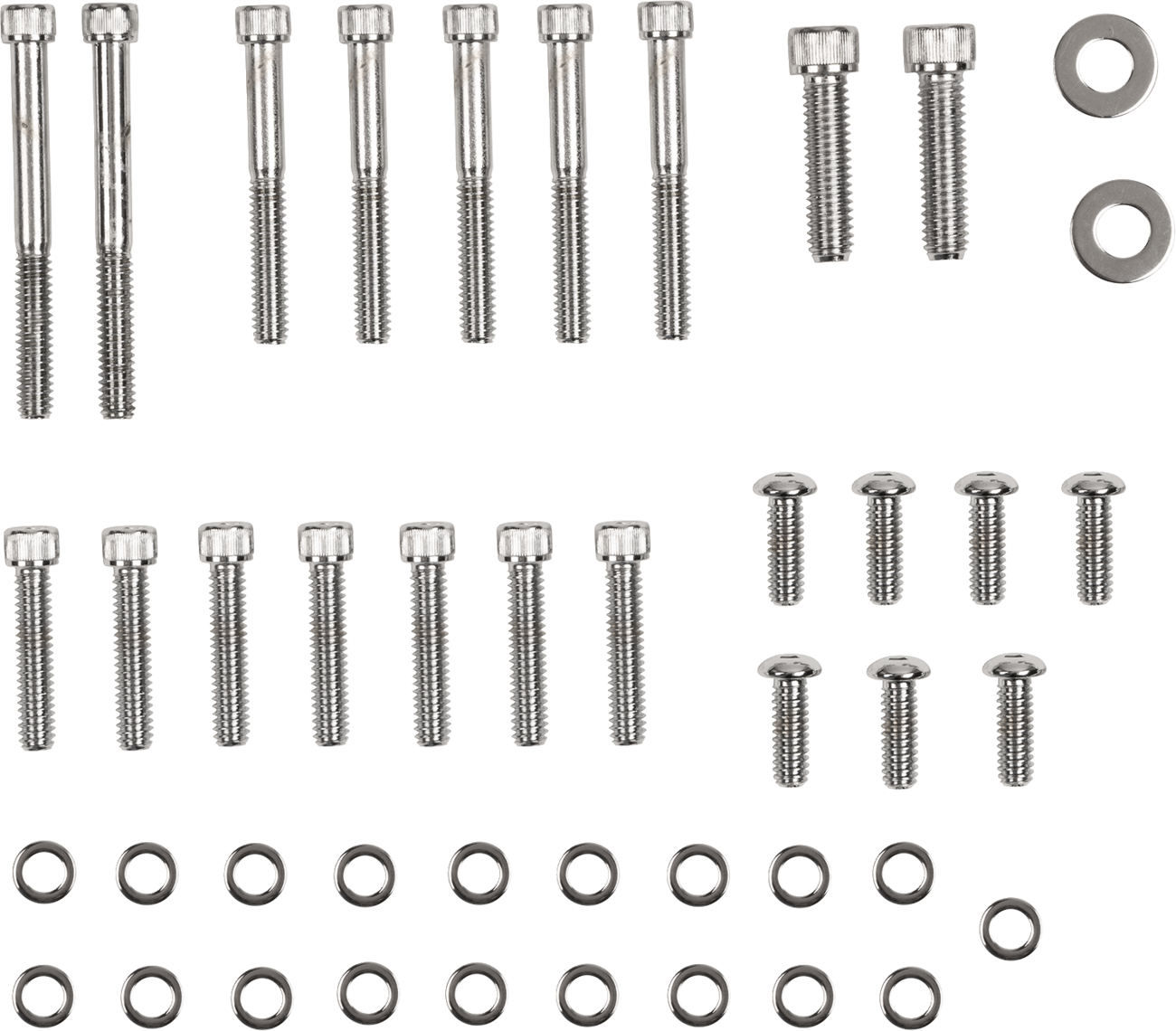 DRIVEN RACING Sprocket Nuts - 4-Bolt Hub - Red - M8 x 1.25 - Image 2