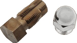 COLONY Timing Plug - Crankcase/Oil Tank with Special Tap - Acorn/Oversized - 11/16"-16