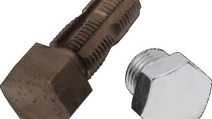 COLONY Drain Plug - Oil Tank with Tap - Oversized - Chrome