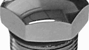 COLONY Transmission Plug - Chrome - Hex