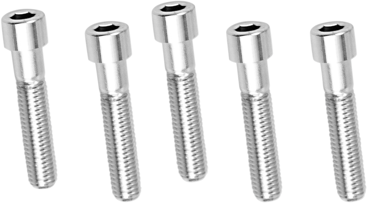 DRAG SPECIALTIES Bolts - Socket-Head/Replacement - Smooth/Coarse Thread - 1/2"-13 x 2-1/4" - 5 Pack