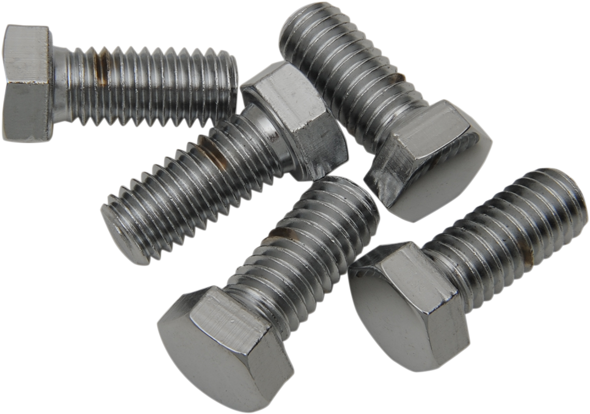 DRAG SPECIALTIES Bolts - Hex-Head - Chrome - 7/16"-14 x 1-1/4"