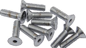 DRAG SPECIALTIES Bolts - Flat-Head - Chrome - 8-32 x 1/2"