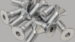 DRAG SPECIALTIES Bolts - Flat-Head - Chrome - 10-32 x 1/2"