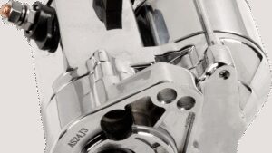 TERRY COMPONENTS Starter Motor - Harley Davidson - Chrome