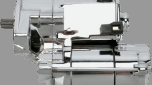 TERRY COMPONENTS Starter Motor - Harley Davidson - Chrome