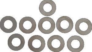 EASTERN MOTORCYCLE PARTS Spacer Shims - Wheel Bearing - .004" - 10 Pack