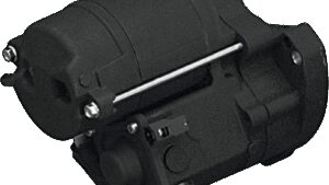 TERRY COMPONENTS Starter Motor - Harley Davidson - Black Wrinkle