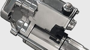 TERRY COMPONENTS Starter Motor - Chrome - Harley Davidson