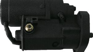 TERRY COMPONENTS Starter Motor - Black Wrinkle - Harley Davidson