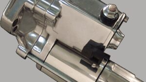TERRY COMPONENTS Starter Motor - Harley Davidson - Chrome