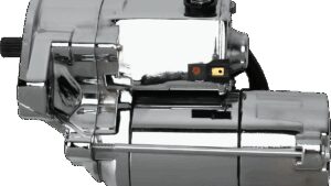 TERRY COMPONENTS Starter Motor - Harley Davidson - Chrome