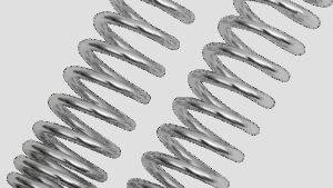 PROGRESSIVE SUSPENSION Shock Springs - 90-130 lb/in - Chrome