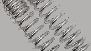 PROGRESSIVE SUSPENSION Shock Springs - 105-150 lb/in - Chrome