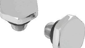 DRAG SPECIALTIES Fork Tube Cap - Upper - Chrome