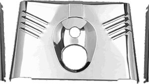 DRAG SPECIALTIES Fork Tins - Chrome - Ribbed - '86-'17 FLST - 3-Piece