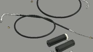 S&S CYCLE Dual-Cable Throttle Assembly Kit - 48" - E&G Carbs