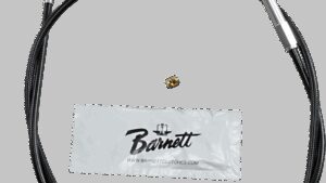 BARNETT Black Vinyl Idle Cable - +6" Size - 38" Length