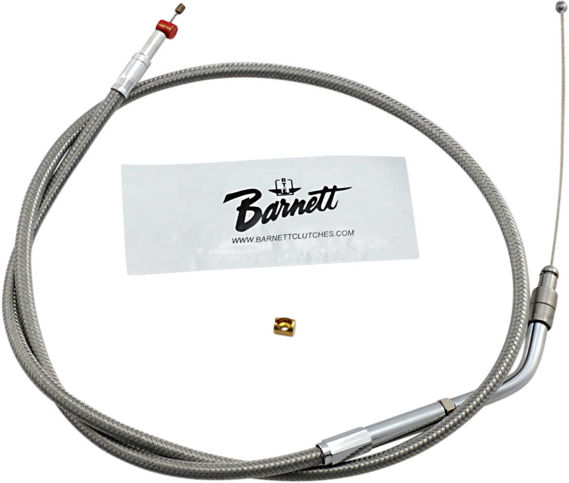 BARNETT Stainless Steel Throttle Cable - '96-'06 Sportster