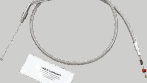 BARNETT Stainless Steel Idle Cable - '96-'06 Sportster