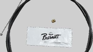 BARNETT Black Vinyl Idle Cable - Cruise - +6" Size - 31" Length