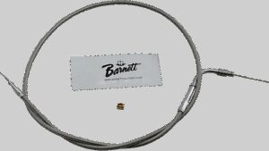 BARNETT Stainless Steel Throttle Cable - '02-'07 FLH